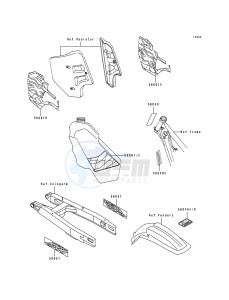 KX 500 E [KX500] (E9) [KX500] drawing LABELS