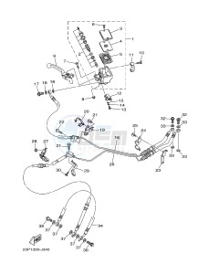 XT1200Z (23PM) drawing FRONT MASTER CYLINDER