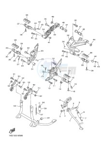 FJR1300-AS (1MD1 1MD2) drawing STAND & FOOTREST