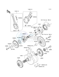 VN 1600 A [VULCAN 1600 CLASSIC] (A6F-A8FA) A8FA drawing CRANKSHAFT