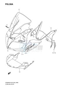 SV650S (E3-E28) drawing COWLING BODY (SV650S SAK9)