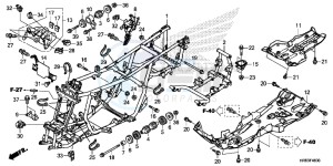 TRX500FA7G TRX500 Europe Direct - (ED) drawing FRAME BODY