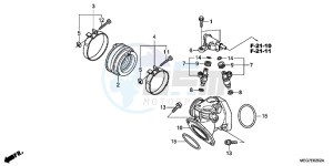 VT750C2BB Shadow E drawing INTAKE MANIFOLD