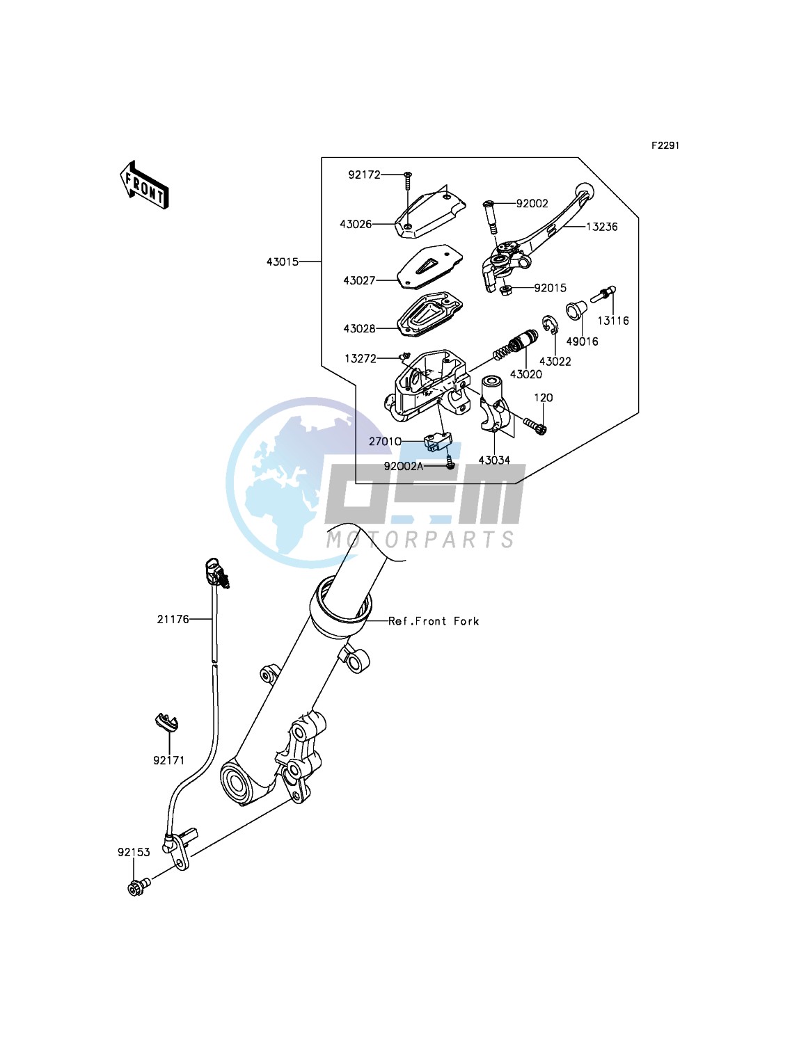 Front Master Cylinder