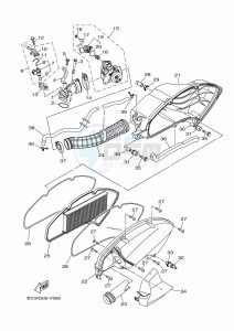 CZD300P-AB XMAX 300 POLICE (BGS4) drawing FRONT WHEEL