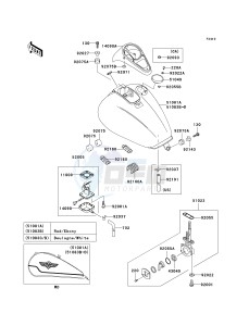 VN 1500 E [VULCAN 1500 CLASSIC] (E7) [VULCAN 1500 CLASSIC] drawing FUEL TANK