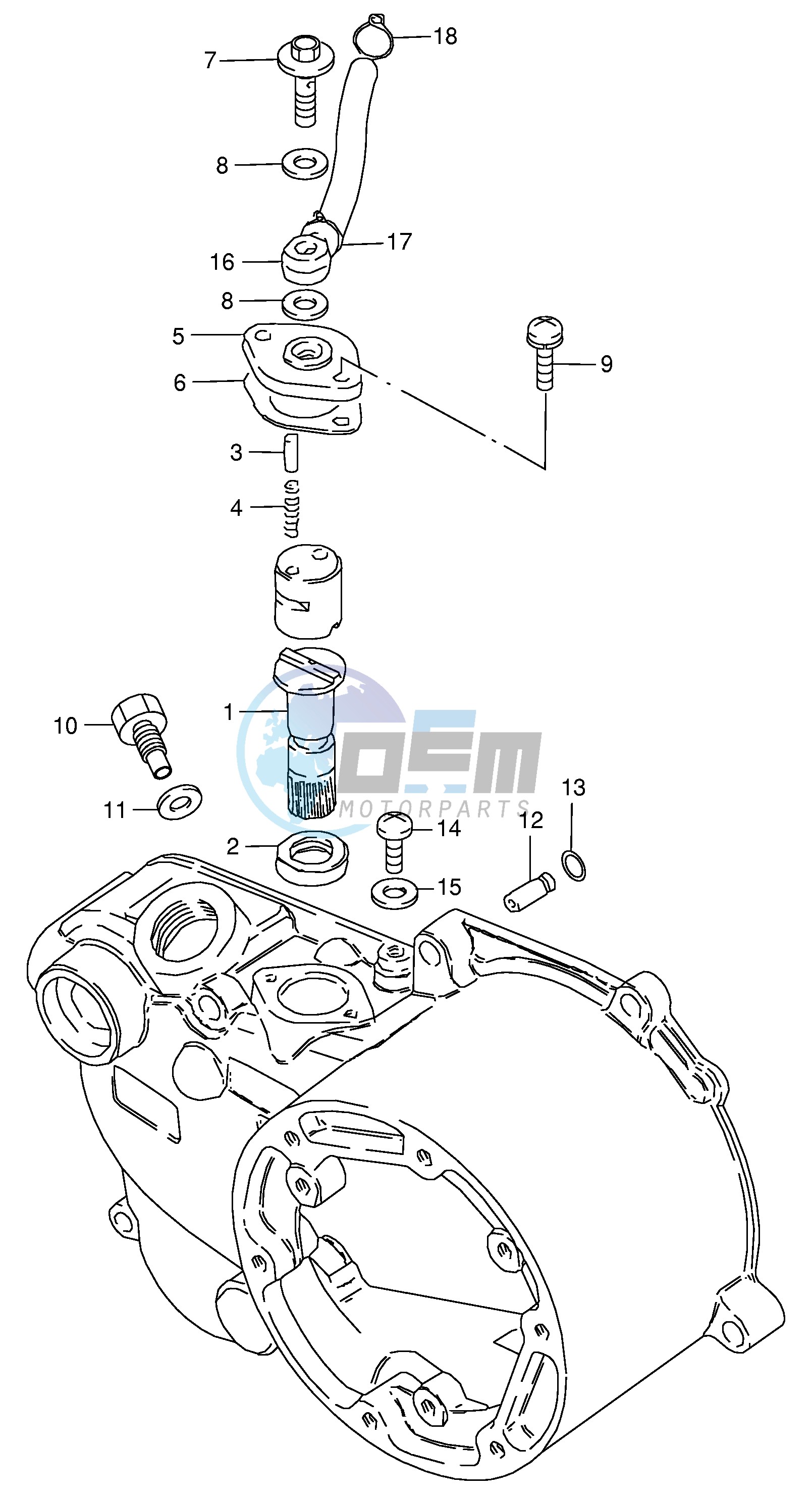 CLUTCH COVER - OIL PUMP