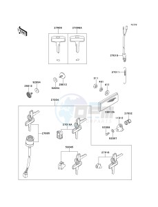 KE 100 B [KE100] (B16-B20) [KE100] drawing IGNITION SWITCH