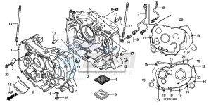 TRX500FPMB drawing CRANKCASE