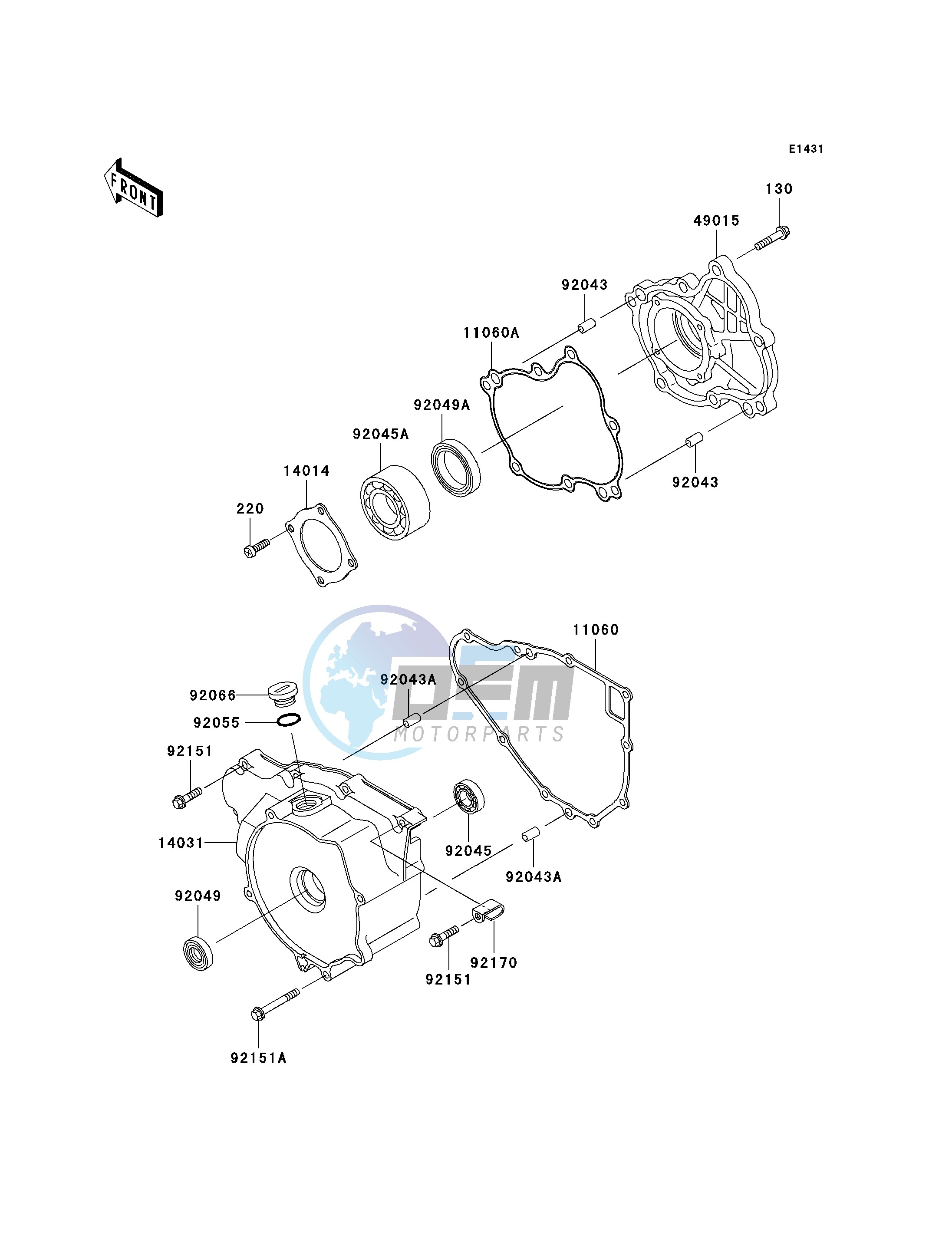 ENGINE COVER-- S- -