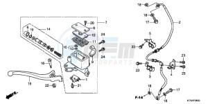 SH300C drawing FR. BRAKE MASTER CYLINDER (SH300)