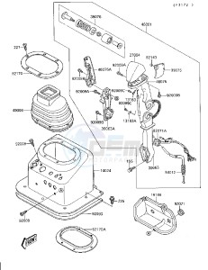 JB 650 A [JET MATE] (A1-A2) [JET MATE] drawing HANDLEBAR