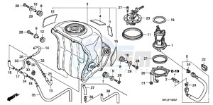 CBR1000RRB drawing FUEL TANK/ FUEL PUMP