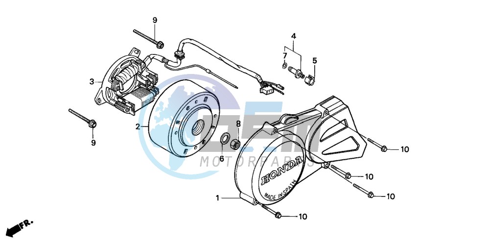 LEFT CRANKCASE COVER/ GENERATOR