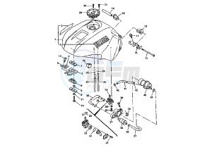 YZF R1 1000 drawing FUEL TANK