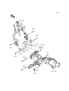 VULCAN_S EN650AFF XX (EU ME A(FRICA) drawing Engine Mount