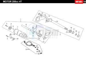 TANGO-250-GREY drawing GEAR DRUM