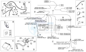 Scarabeo 300 Light e3 drawing Electrical system II