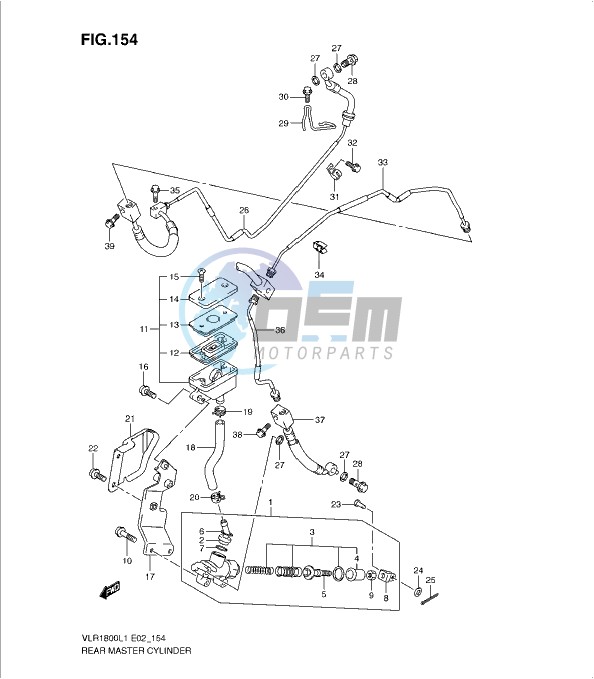 REAR MASTER CYLINDER