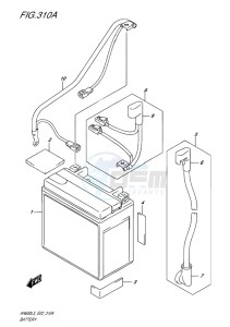 AN650Z ABS BURGMAN EXECUTIVE EU drawing BATTERY