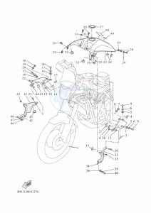 XTZ690D-B TENERE 700 (BW35) drawing FUEL TANK 2