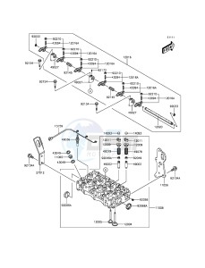 MULE PRO-DXT KAF1000BGF EU drawing Cylinder Head