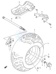 LT-A500F (P28-P33) drawing LEFT REAR WHEEL