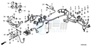 TRX700XX9 Australia - (U) drawing WIRE HARNESS