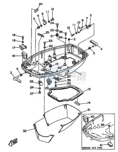 60FEO-60FETO drawing BOTTOM-COWLING