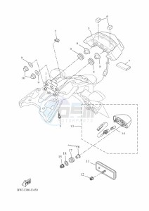 XTZ690-U TENERE 700 (BW32) drawing TAILLIGHT