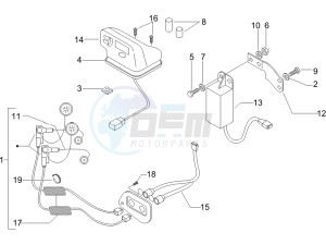 X9 500 Evolution 2006-2007 drawing Handsfree kit