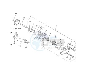 YP R X-MAX 250 drawing WATER PUMP