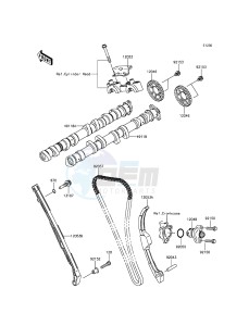 NINJA ZX-10R ABS ZX1000KFF FR XX (EU ME A(FRICA) drawing Camshaft(s)/Tensioner