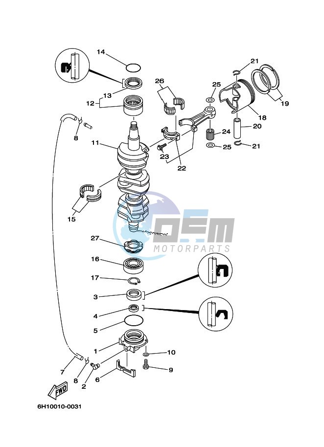 CRANKSHAFT--PISTON