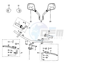 SV GEO - 50 cc drawing STEERING HANDLE (SV50J)