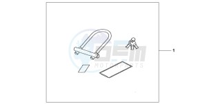 VTR1000SP VTR1000SP-2 drawing U-LOCK