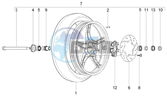 Front wheel