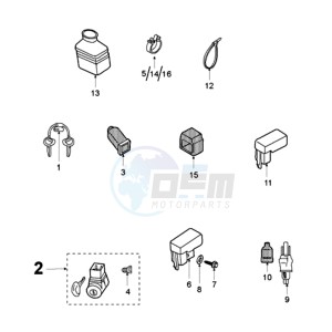 FOX N BN drawing ELECTRIC EQUIPMENT WITHOUT PICKUP COIL