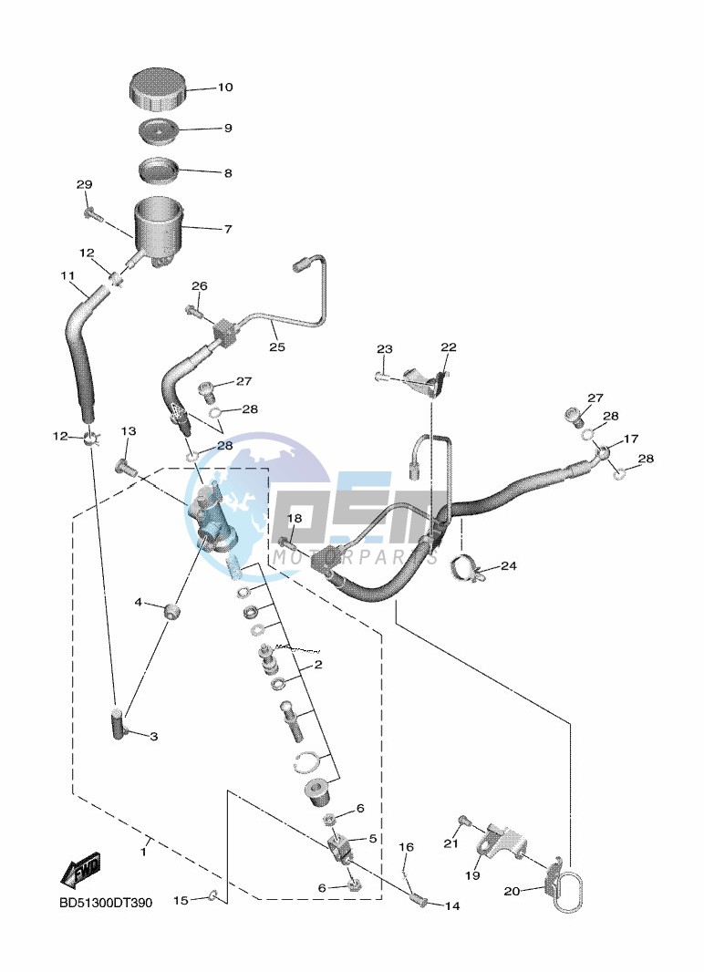 REAR MASTER CYLINDER