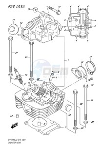 DR-Z125L EU drawing CYLINDER HEAD