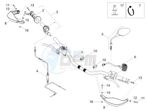 SX 50 FACTORY E4 (EMEA) drawing Handlebar - Controls