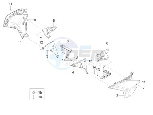 RS 125 4T E4 ABS EMEA EU drawing Side fairing