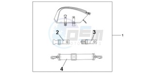 CBR1000RR9 UK - (E / MKH TRI) drawing REAR SEAT BAG