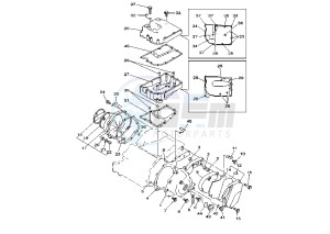 TDM 850 drawing CRANKCASE COVER