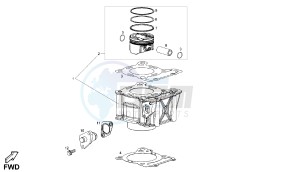 TERRA - ADVENTURE - 125 CC VTHTS1A2B VTHTS1A1A 4T EU3 - 4T ADVENTURE drawing CYLINDER - PISTON