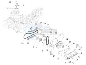 Liberty 125 4t Delivery e3 Single drawing Oil pump