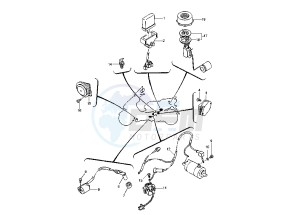 YP E MAJESTY 125 drawing ELECTRICAL DEVICES