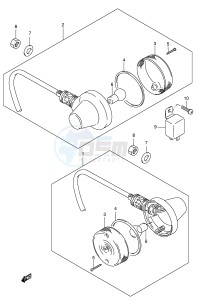 TS185ER (E1) drawing TURN SIGNAL LAMP (E1,E71)