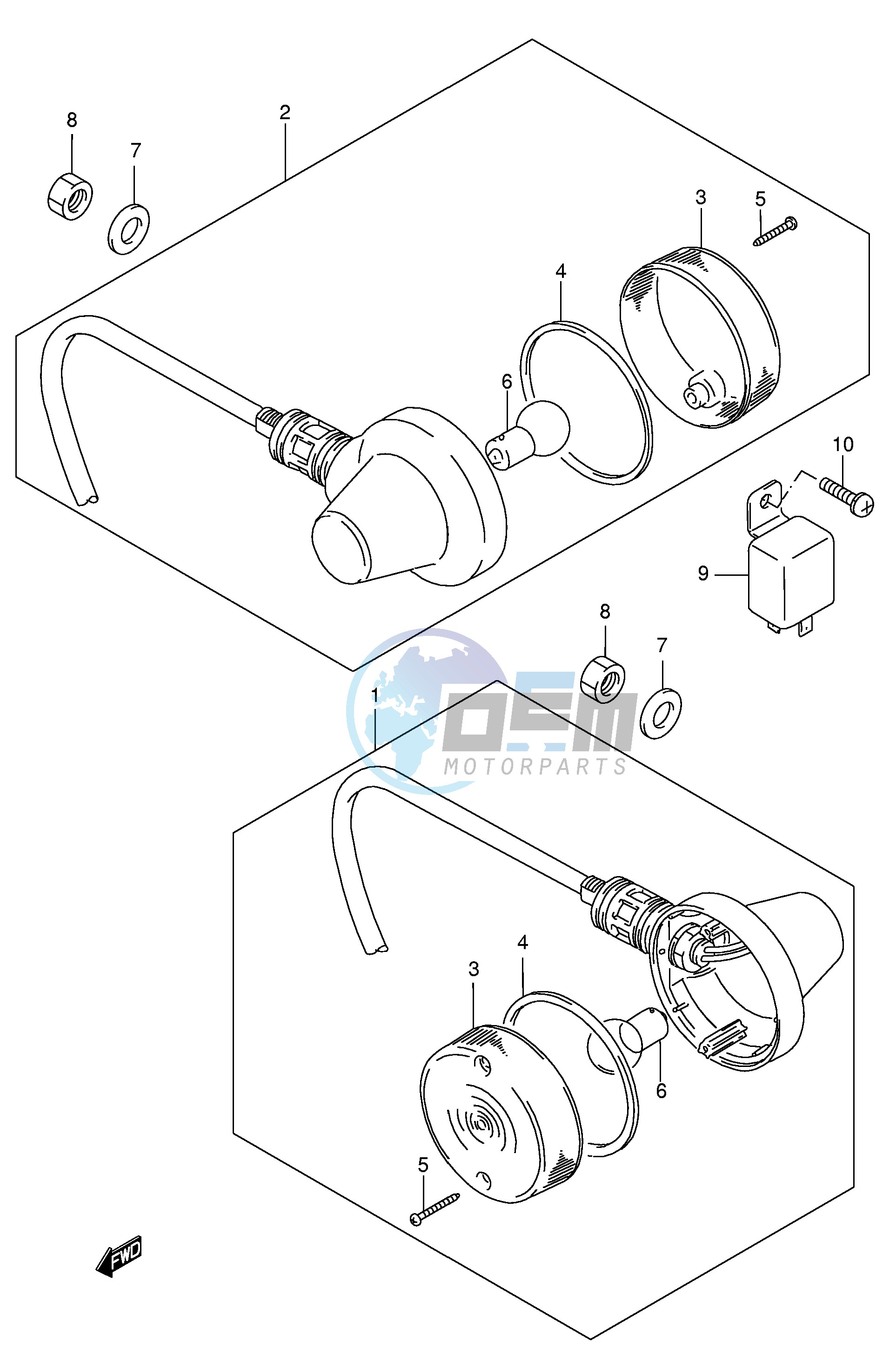 TURN SIGNAL LAMP (E1,E71)