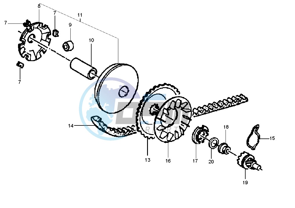 Driving pulley